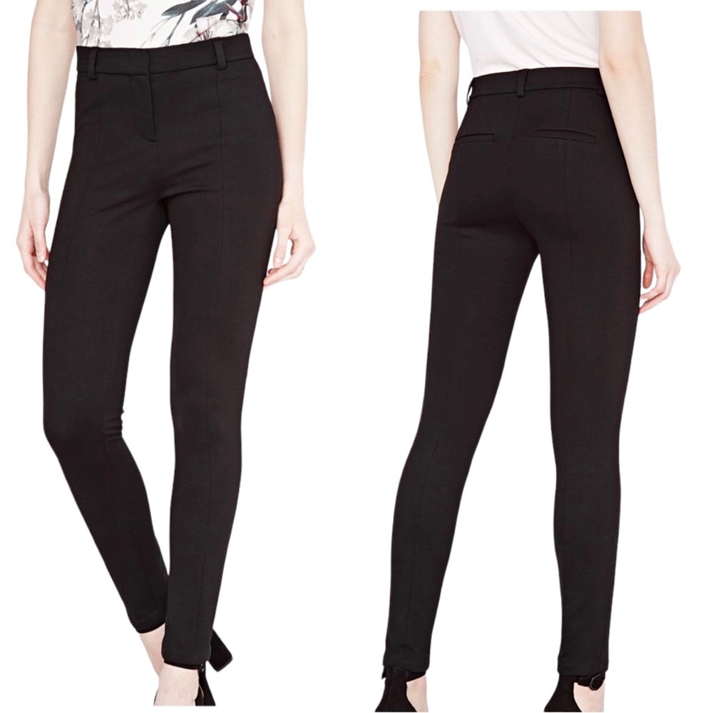 RW&Co. Black Stretch Comfort Dress Pants Trousers with Back Pockets Size Med NWT